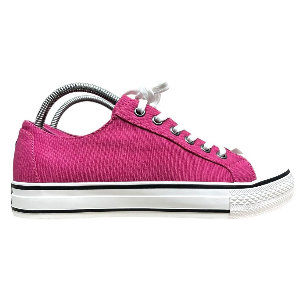 Ash Volt Womens Sneakers Canvas Low‎ Top Lace Up Fuchsia Pink Size US9-9.5